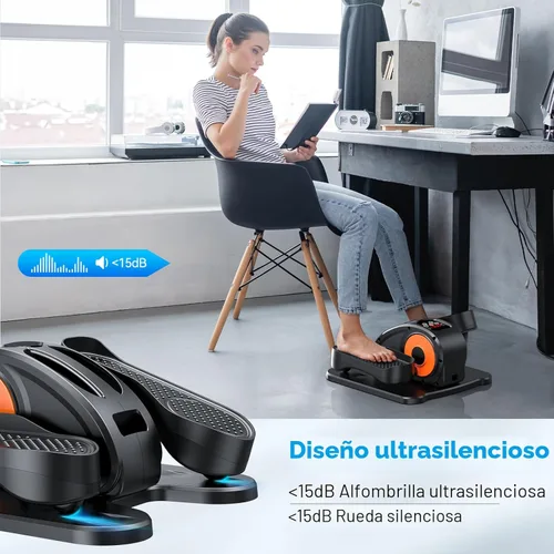 Miniatura 3 de GUGTTR Under Desk Elliptical Machine, Electric Elliptical Leg Exerciser for Seniors Fully Assembled, Quiet & Portable Electric Seated Pedal