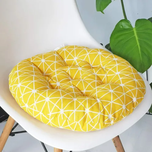 Miniatura 25 de vctops Cojín redondo suave bohemio para silla de jardín, patio, hogar, cocina, oficina, asiento, cojín de 16 pulgadas de diámetro Towel