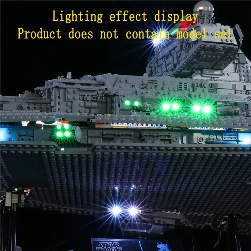 Miniatura 6 de GEAMENT Kit de luces LED (control remoto) compatible con Lego Imperial Star Destroyer - para 75252 (juego de modelos no incluidos)