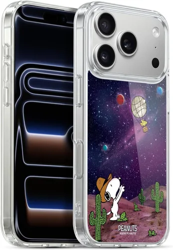 Miniatura 22 de Head Case Designs Funda de gel con licencia oficial de Peanuts Nebula Cactus Needles Snoopy Space Cowboy [protección de grado militar] compatible