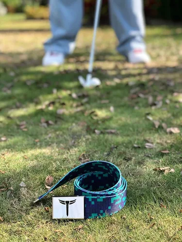 Miniatura 7 de Teeoff Cinturón de correas impresas hebilla de metal reversible