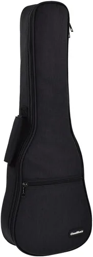Miniatura 2 de CLOUDMUSIC Estuche para ukelele Bolsa de concierto Mochila acolchada para soprano 21 pulgadas (Soprano, Negro)