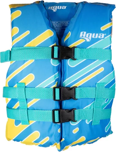 Miniatura 3 de Aqua Oceans 7 Life Jacket for Kids - US Coast Guard Approved Life Vest for Infant, Child & Youth Boys and Girls, Open-Side PFD for Boating, Swimming