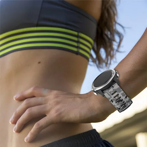 Miniatura 3 de Compatible con Garmin Fenix 3 Watch Band/Fenix 5X, correas de repuesto de silicona de camuflaje compatibles con Garmin Fenix3/Fenix 3 HR/5X