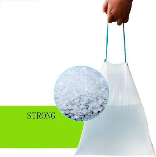 Miniatura 2 de WanJiaXinHui Bolsas de basura con cordón de 7 a 10 galones de alto, bolsas de basura fuertes para cocina, baño, dormitorio, automóvil, bolsas