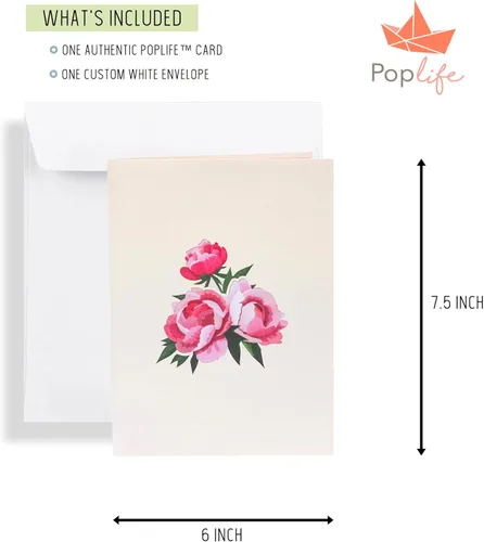 Miniatura 8 de PopLife - Tarjeta de felicitación para el día de la madre, tarjeta 3D para aniversario, San Valentín, gracias, feliz cumpleaños, para mamá, esposa