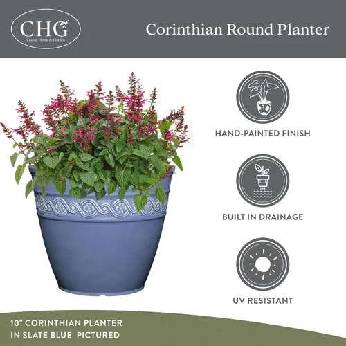 Miniatura 4 de Classic Home and Garden - Maceta redonda Corinthian