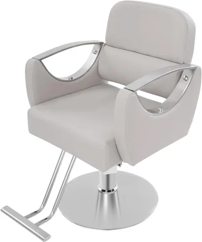 Silla de peluquería, sillas de salón para estilistas, silla de pelo con bomba hidráulica resistente y reposapiés, equipo de belleza giratorio de 360