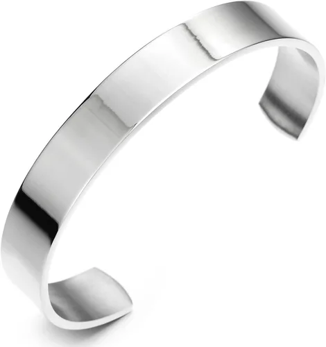 Miniatura 12 de Pulsera ajustable de acero inoxidable COOLSTEELANDBEYOND para hombres y mujeres minimalista