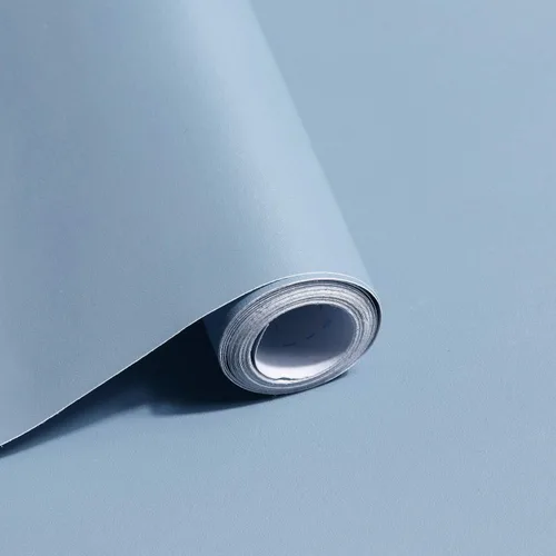 Safiyya Papel de contacto azul gris y azul para despegar y pegar, papel tapiz decorativo extraíble, autoadhesivo, rollos de vinilo para pared, 78.7