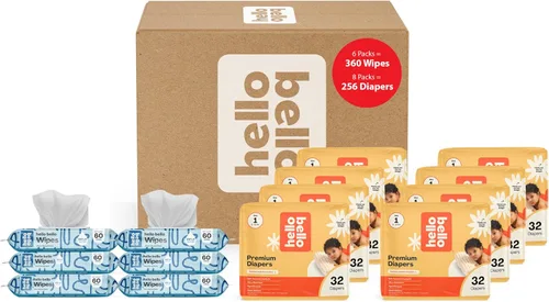 Miniatura 10 de Hello Bello Pañales Premium, Talla 3 (14-24 libras) Paquete Sorpresa para Niñas - 100 Unidades, Hipoalergénicos con Tacto Suave Similar a la Tela