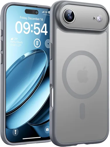 Miniatura 124 de TOCOL Funda magnética 3 en 1 para iPhone 14 Pro, mejorada [protección completa de cámara] con 2 protectores de pantalla, funda de grado militar Azul
