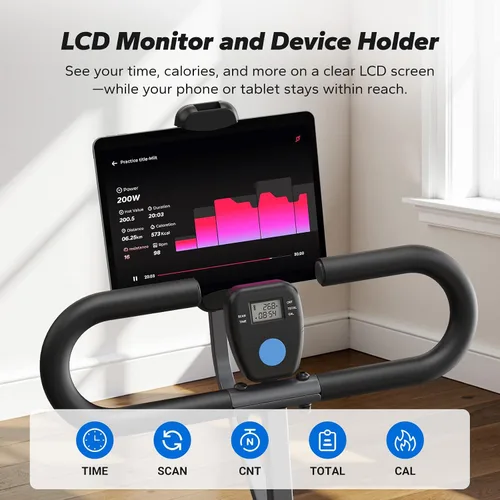 Miniatura 3 de MERACH Máquina de Sentadillas Mejorada para Mujeres, Entrenador Inteligente de Remo y Sentadillas Profundas con Soporte para Tableta, Resistencia