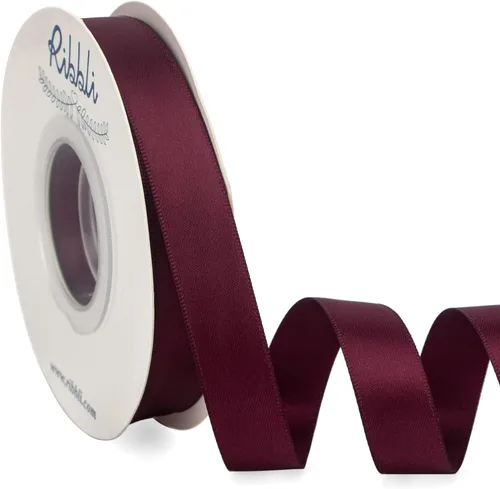 Miniatura 83 de Ribbli - Cinta de satén de doble cara dorada, 1 pulgada x 25 yardas, uso para ramo de lazos, envoltura de regalos, decoración de boda Dorado