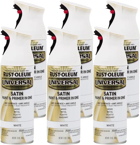 Miniatura 100 de Rust-Oleum 245197 Pintura en aerosol universal para todas las superficies, 12 onzas, negro satinado