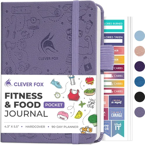 Miniatura 13 de Clever Fox Diario de fitness & Food – Planificador de nutrición y entrenamiento para mujeres y hombres – Libro de registro de ejercicio de dieta