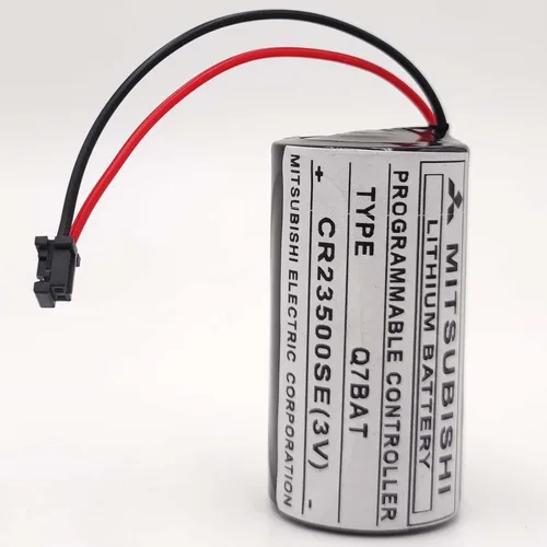 Miniatura 2 de para Mitsubishi Q7BAT, CR23500SE 3V 6000mAh PLC batería de repuesto (1 unids)