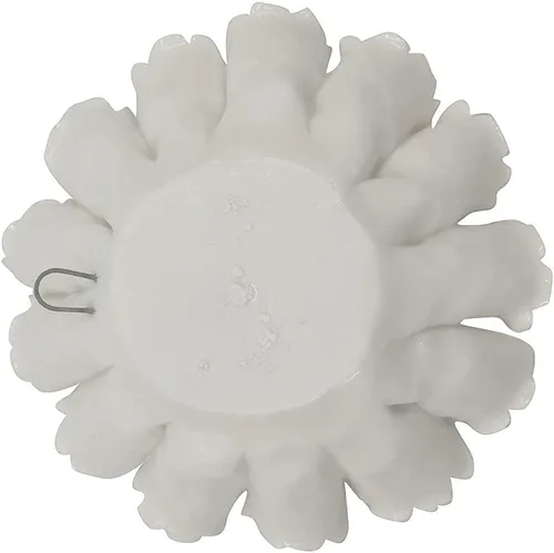 Miniatura 2 de Decoración de pared de hortensias de cerámica 3D para sala de estar, hogar, pasillo, dormitorio, cocina, granja, baño, comedor, blanco, 3.54 pulgadas