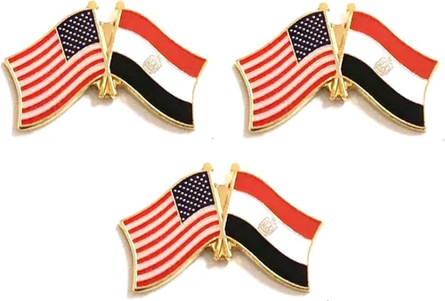 Miniatura 141 de 3 Pines de solapa con banderas de Estados Unidos y países internacionales, paquete de 3 pines dobles con diseño de banderas de Estados Unidos