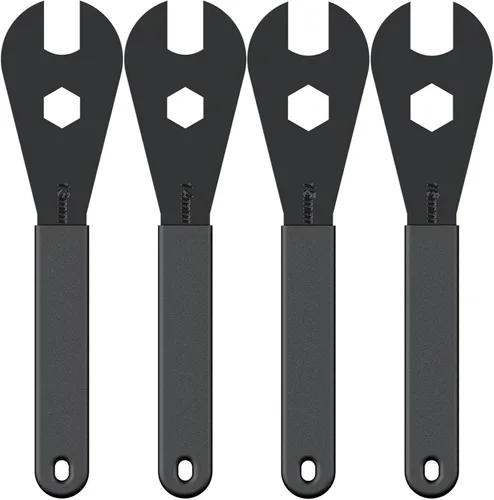 Pawfly Juego de llaves de cono de bicicleta, kit de herramientas delgado de extremo abierto para reparación de cubo de rueda de bicicleta