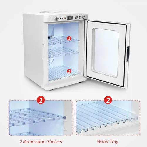 Miniatura 5 de RYFT Incubadoras para incubar huevos, incubadora portátil de laboratorio científico de reptiles de 25 L con calefacción y enfriamiento de 41.0 Blanco