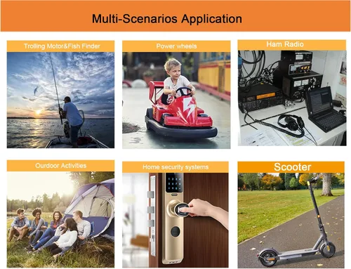 Miniatura 6 de Batería de litio de 12 V y 20 Ah LiFePO4, batería recargable de ciclo profundo de 2000+ ciclos para energía solar, patinetes eléctricos, camping