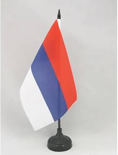 Miniatura 66 de United Kingdon Coat of arms Table Flag 5'' x 8'' - UK - British - England Desk Flag 21 x 14 cm - Black plastic stick and base - AZ FLAG Escudo