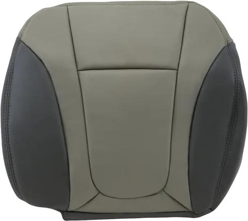 Miniatura 7 de U.S.AutoSeat- Funda compatible con Chevy Trailblazer 2002 a 2004, parte inferior delantera de piel, 2 tonos, gris