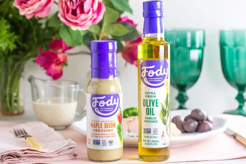 Miniatura 4 de Fody Foods - Paquete de aderezo de ensalada vegano de arce Dijon con certificado bajo en fodmap, receta sensible, apto para dieta cetogénica