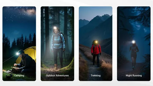 Miniatura 5 de Nitecore NU25 MCT UL Linterna frontal ultraligera de 400 lúmenes, recargable USB-C para mochilero, camping y running