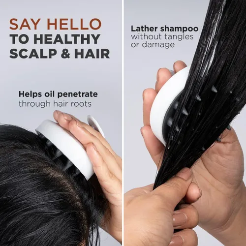 Miniatura 7 de FURR Cepillo masajeador de cuero cabelludo Masajeador de cuero cabelludo para el crecimiento del cabello Masajeador de cabeza cuero cabelludo
