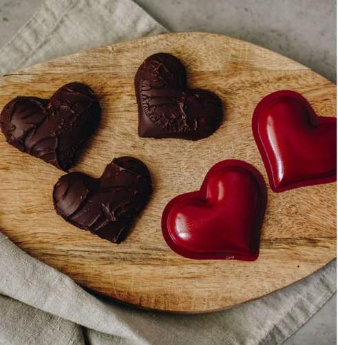 Miniatura 5 de Mini Molde para Tartas en Forma de Corazón - Juego de 20 Batticuori Cuore Tartelette para Hornear - Molde para Tartas con Recubrimiento