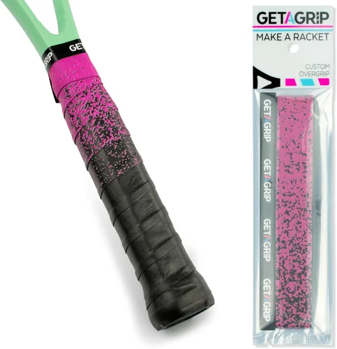 Miniatura 26 de Get A Grip - Grip personalizado para raqueta de tenis - Agarre antideslizante/de secado rápido para tenis - Grip precortado para raqueta de Pack