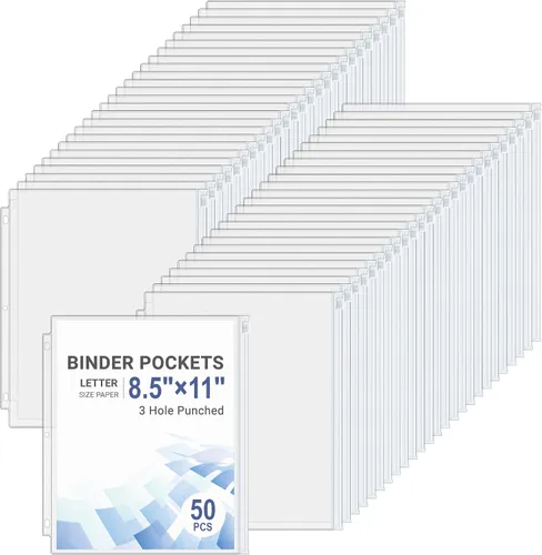 Miniatura 11 de Antner 20 piezas de bolsillos para carpeta A5 con 6 agujeros, insertos para planificador de presupuesto, sobres para rellenar con efectivo