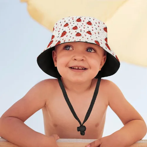 Miniatura 3 de Sombreros para niños, mariquitas, para playa, verano, cubeta de viaje, sombrero de pescador, sombreros de pescador para niños pequeños