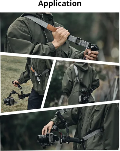 Miniatura 7 de SmallRig Mango Eslinga Empuñadura de Cardán para DJI RS 2 / RSC 2 / RS 3 / RS 3 Pro/RS 3 Mini/RS 4 / RS 4 Pro/RS 4 Mini, Empuñadura Ajustable