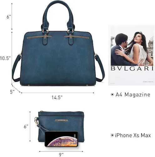 Miniatura 3 de Dasein - Bolsa de mano para mujer con 3 compartimentos
