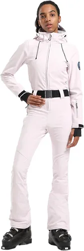 Miniatura 26 de GSOU SNOW Traje de esquí para mujer, traje de nieve delgado de una pieza, chaqueta de nieve, impermeable, resistente al viento, deportes al aire
