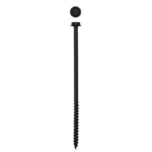 Miniatura 19 de Tornillos de retraso de madera estructural con cabeza hexagonal exterior de 1/2 "x 5" Powerlags Hex (25 EA)