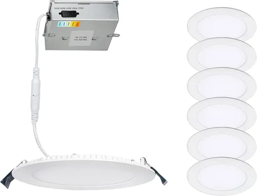 Miniatura 9 de WAC Lighting Lotos - Luz LED empotrable redonda de 4 pulgadas, 5 CCT, seleccionable, 8 W, 725 lúmenes, hermética, hermética, 120 V-277 V, universal