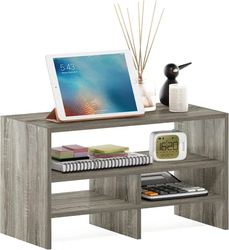 Miniatura 10 de Furinno Hermite Estantería Organizadora de Escritorio Librero, Espresso