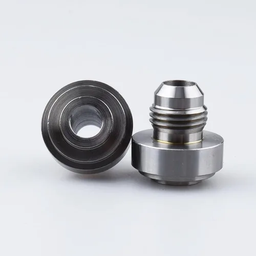 Miniatura 2 de AC PERFORMANCE -4 AN Macho de soldadura en Bung Fitting Steel, Pack de 2 Weldable Fuel Tank Fitting