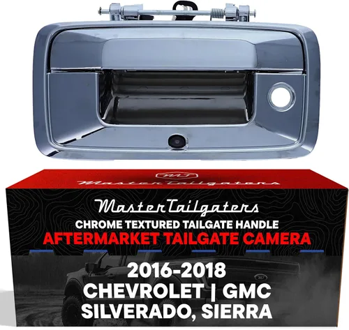 Miniatura 13 de Master Tailgaters Bisel negro para portón trasero con cámara de respaldo de repuesto para Chevrolet Silverado/GMC Sierra (1999-2006) IP68