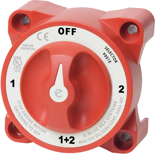 Miniatura 7 de Interruptores de batería de 350 Amp E-Series de Blue Sea Systems, Azul