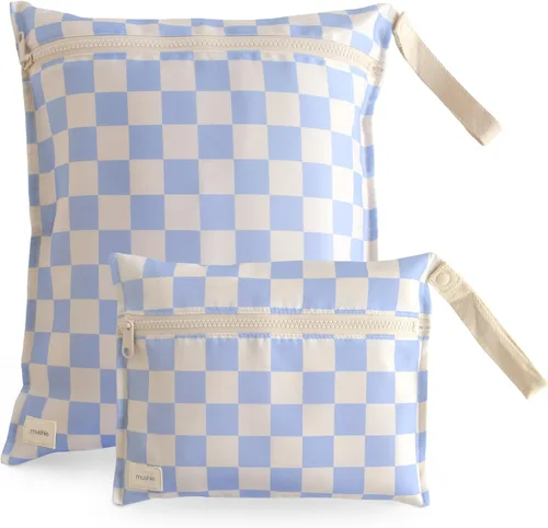 Miniatura 11 de mushie - Bolsas resistentes al agua para artículos húmedos Bolsas reutilizables grandes y pequeñas para artículos de bebé y viajes Bolsillos