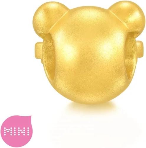 Miniatura 6 de CHOW SANG SANG 999 - Pulsera de oro macizo de 24 quilates con dije de oso para mujer, 93883C, Metal, no conocido