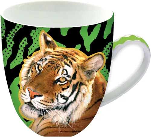 Miniatura 12 de Animug - Taza de café de mariposa de Deluxebase. Taza de cerámica grande de 15 onzas líquidas con diseño de animales, apta para lavavajillas, taza