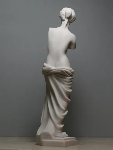 Miniatura 6 de Afrodita Venus De Milo Diosa de la Belleza Estatua de Alabastro Escultura Desnuda Mujer
