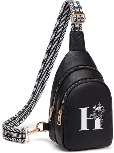 Miniatura 83 de Viverte Bolsas Cruzadas para Mujeres Bolso de Hombro Inicial Riñoneras Personalizadas Regalos para Mamá Mujer Esposa