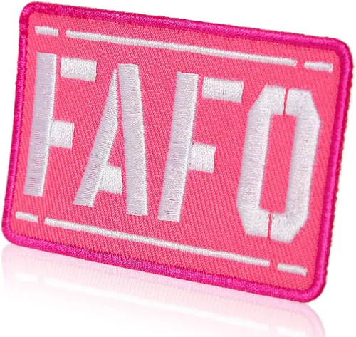 Miniatura 9 de OCQOTAT FAFO - Parches tácticos con gancho y bucle, con protección de PVC para joder y descubrir, divertido parche para chaleco, mochilas, Black